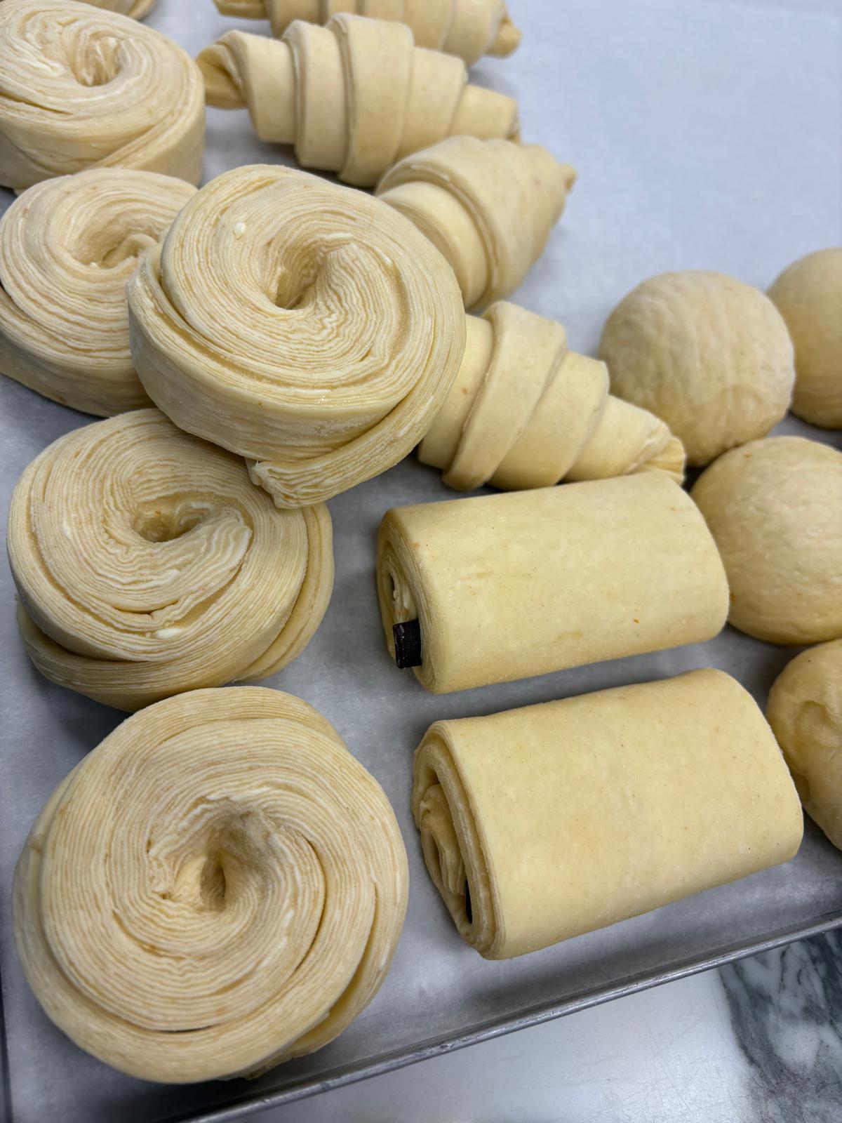 Freshly baked rolls and swirls, Italian Club Bakery Liverpool