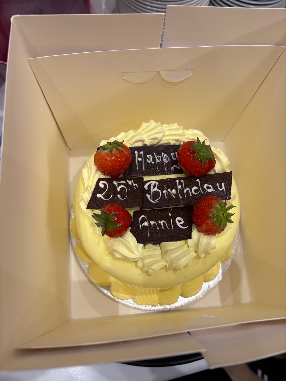 Bespoke celebration cake by The Italian Club Bakery