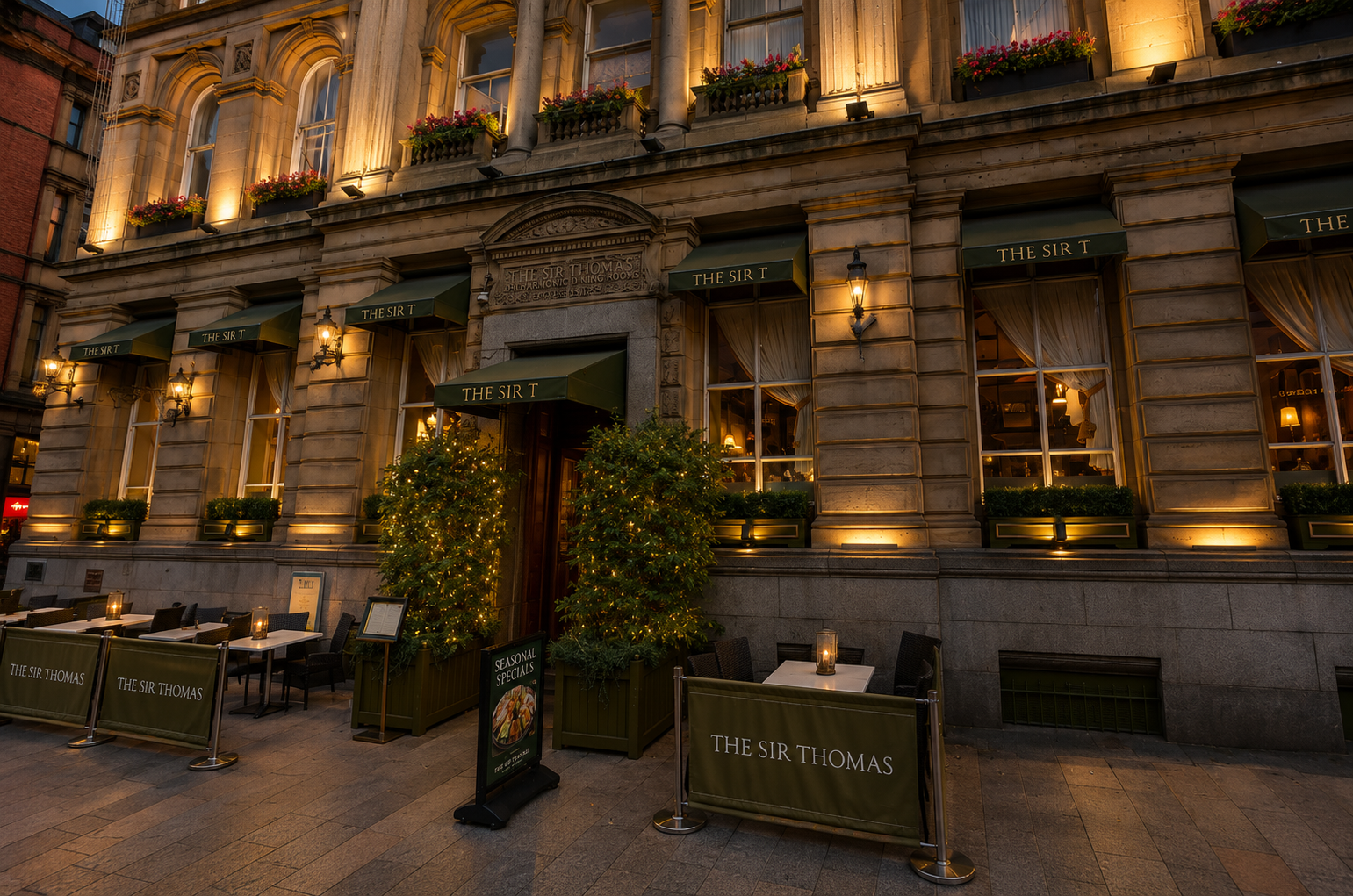 The Sir Thomas restaurant, Liverpool