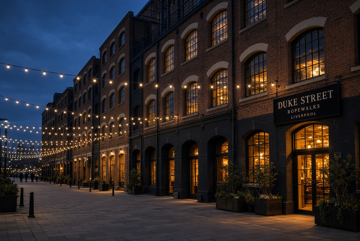 Duke Street Ropewalks Liverpool at night